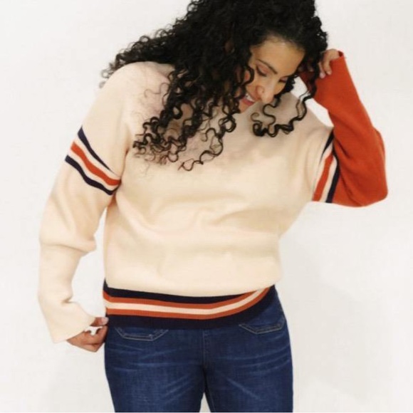 THML Sweaters - THML Color Block Sweater Size Large